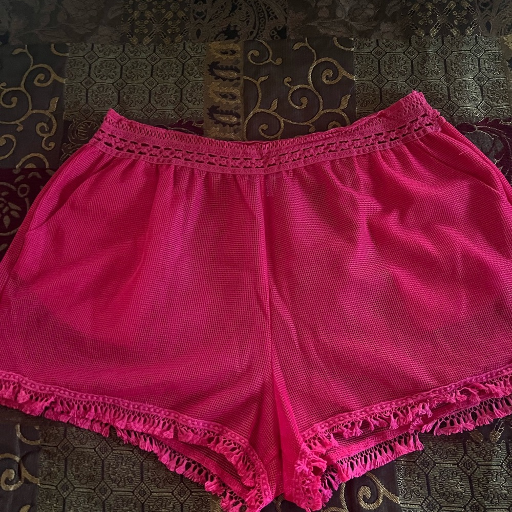 Lace swim shirts